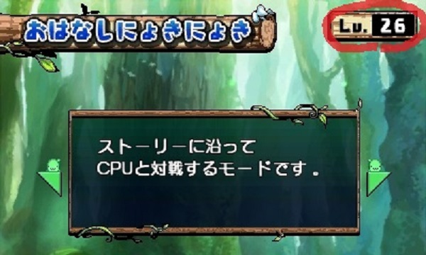 ���x���̕\��