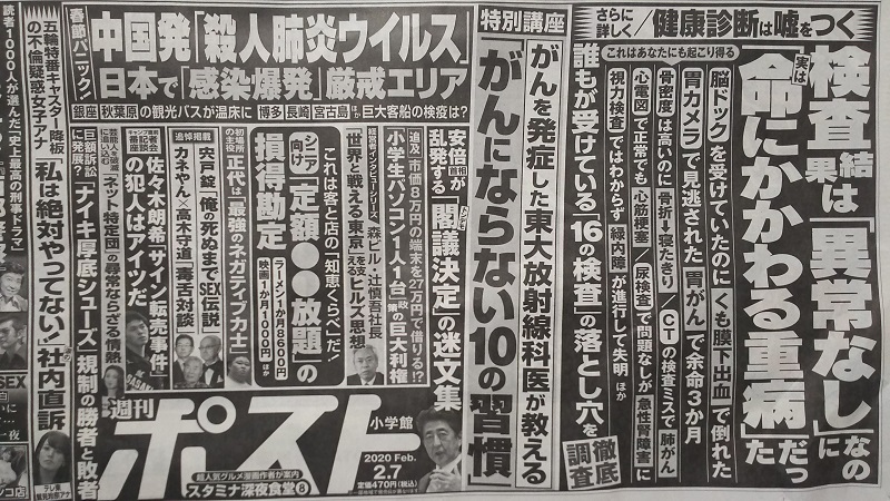 週刊ポスト 広告 政治