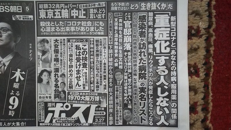 週刊ポスト 広告 政治