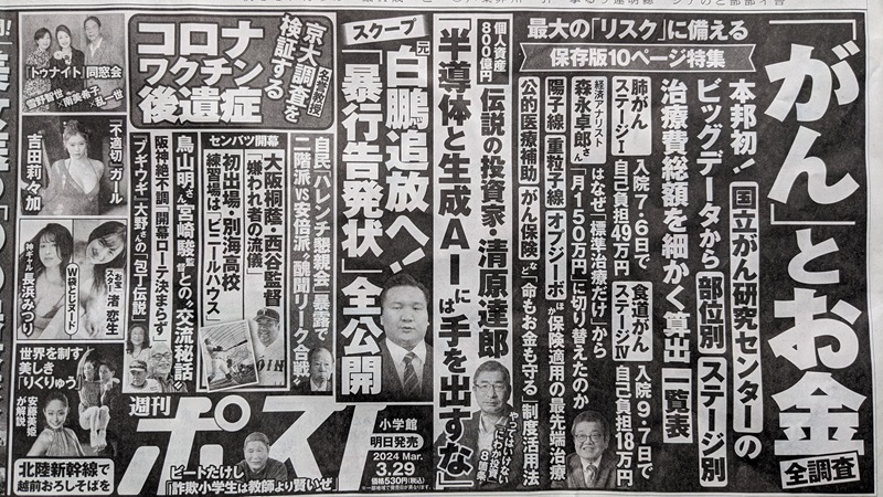 週刊ポスト 広告 政治